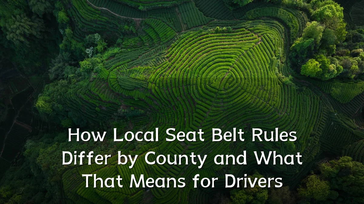 How Local Seat Belt Rules Differ by County and What That Means for Drivers