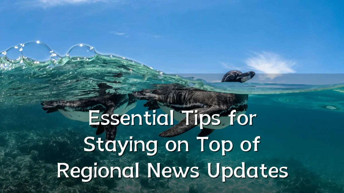 Essential Tips for Staying on Top of Regional News Updates