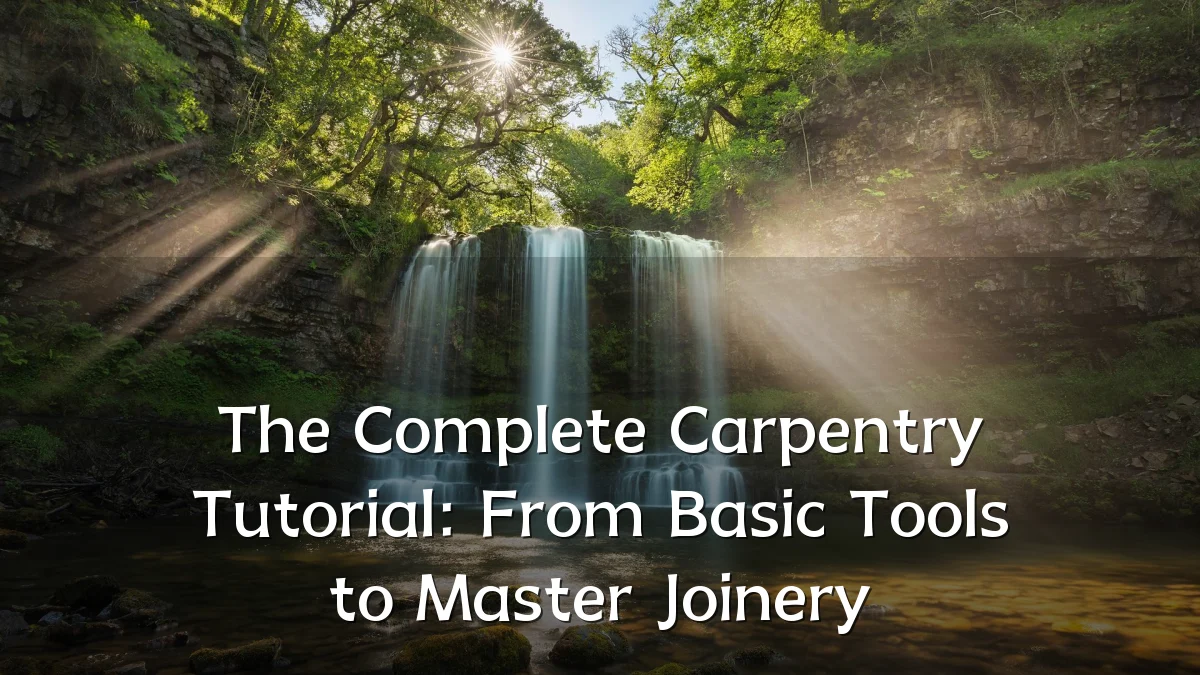 The Complete Carpentry Tutorial: From Basic Tools to Master Joinery